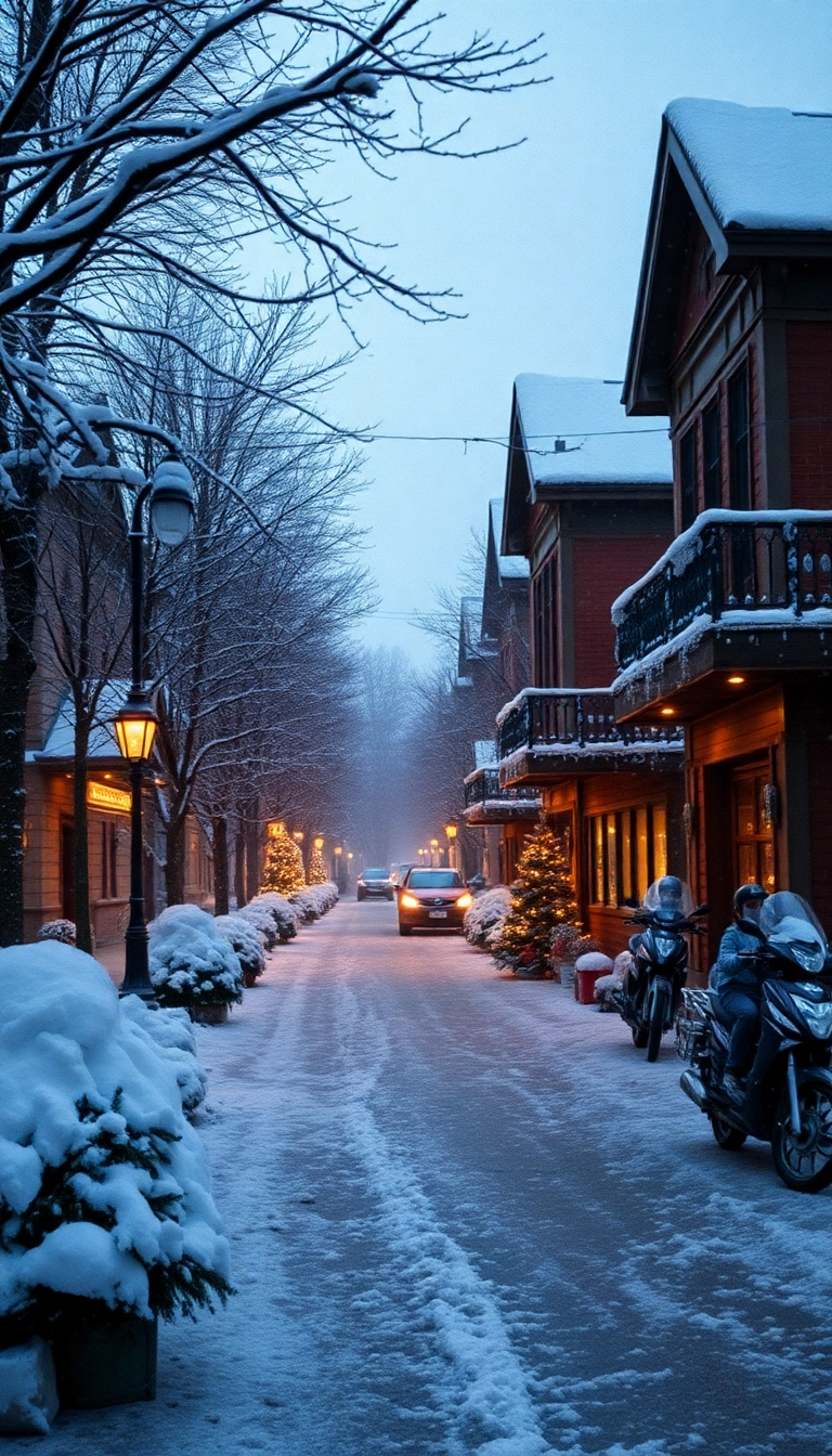 streets in winter